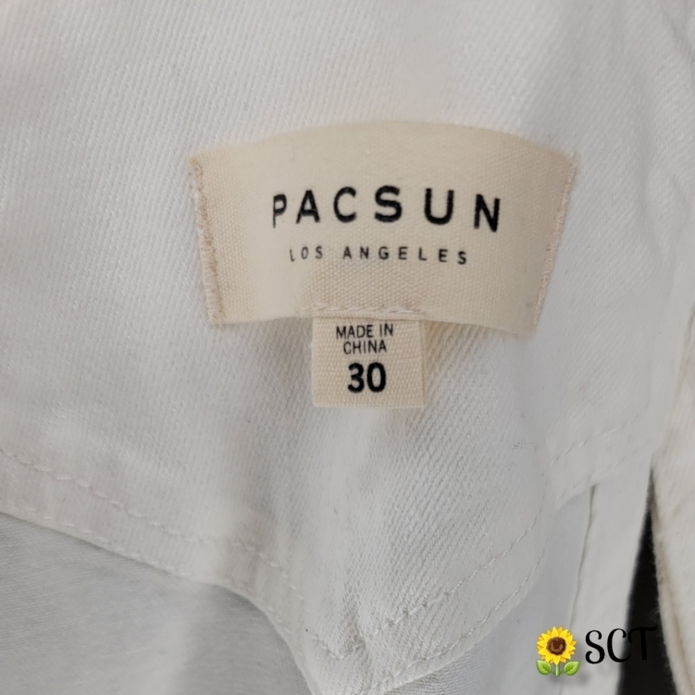 ✨️NWT✨️ PACSUN - White Short Overalls - Picture 8 of 9